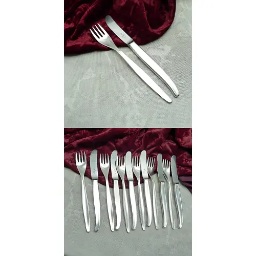 WMF Stockholm Dessertbesteck 6 Personen 90 versilbert