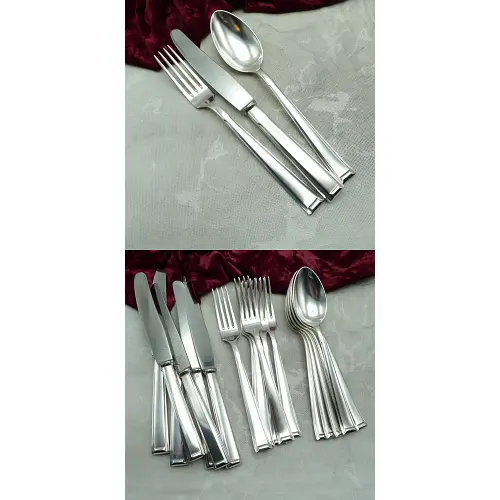 Bruckmann 665 Schwaben Tafelbesteck 6 Personen 90 versilbert