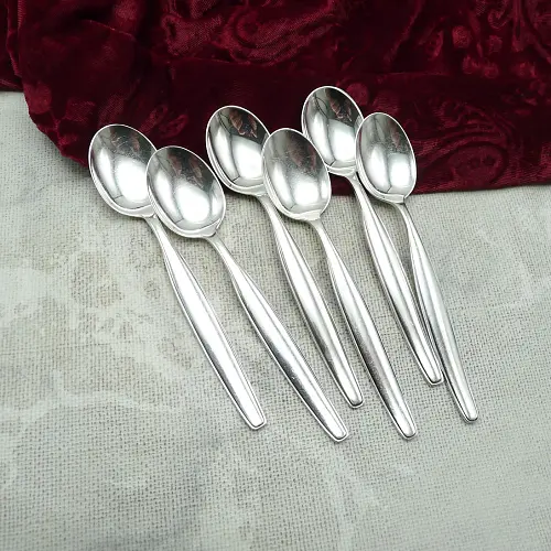 Robbe & Berking Mercedes 6 Teelöffel 90 versilbert