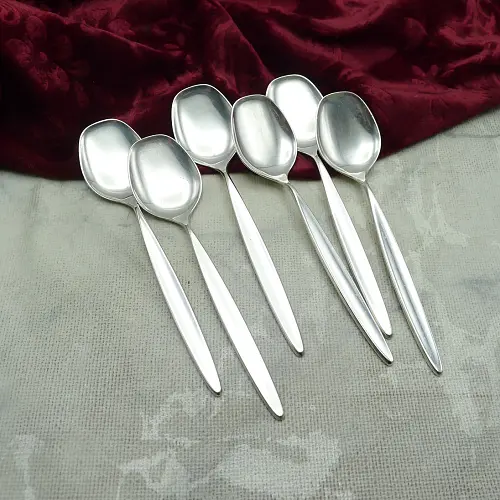 Bruckmann 766 Palace 6 Eislöffel 13,4cm 90 versilbert