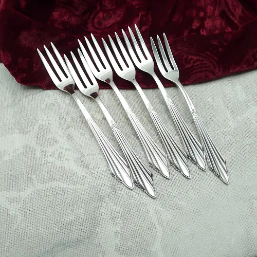 WMF 900 Fächer 6 Kuchengabeln 15,7cm 90 versilbert