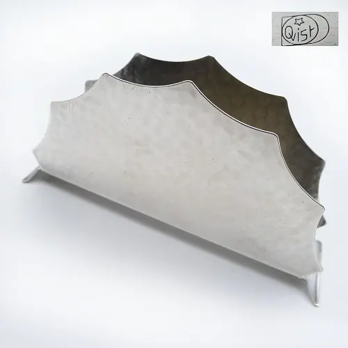 Quist Art Deco Gebäckheber Serviettenhalter versilbert