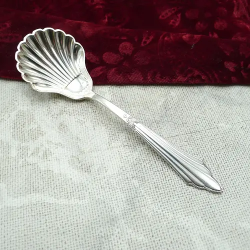 WMF 900 Fächer Zuckerlöffel Muschel groß 90 versilbert