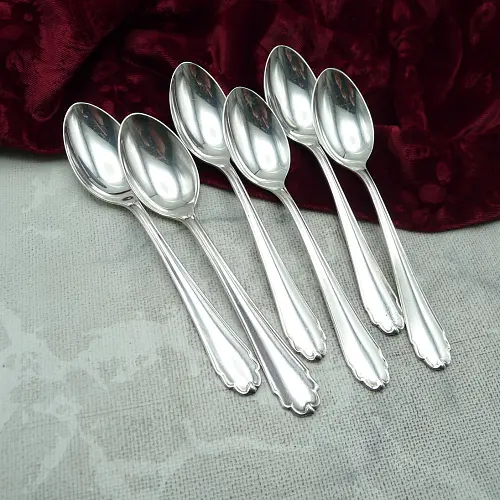 Bruckmann 690 Lieselotte 6 Kaffeelöffel 90 versilbert