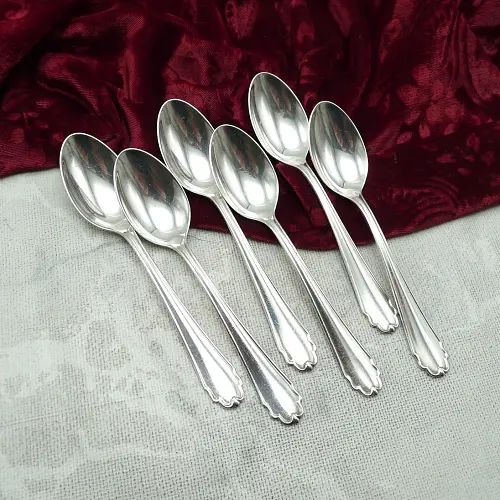 Bruckmann 690 Lieselotte 6 Kaffeelöffel 90 versilbert