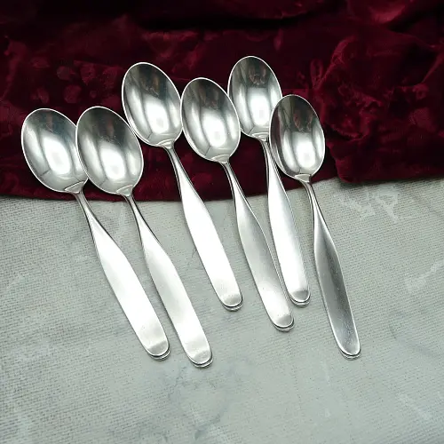 Wilkens Constanze 6 Kaffeelöffel 13,9cm 90 versilbert