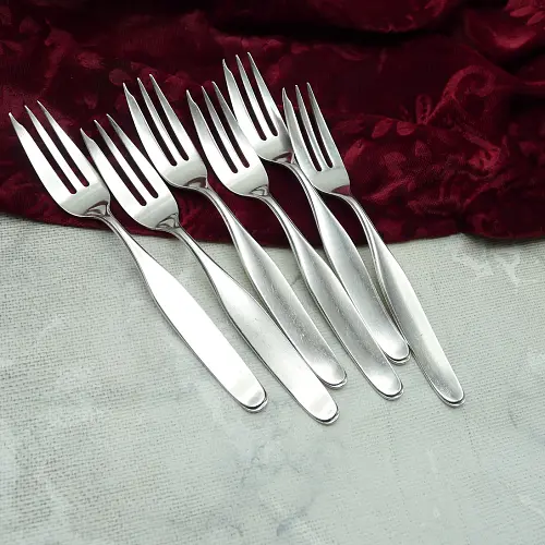 Wilkens Constanze 6 Kuchengabeln 90 versilbert