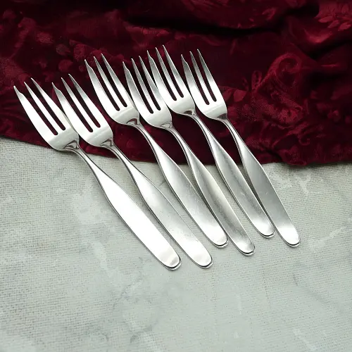Wilkens Constanze 6 Kuchengabeln 90 versilbert
