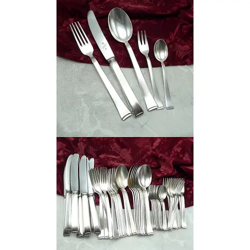 WMF 2500 Art Deco Besteck 12 Personen 60 tlg 90 versilbert