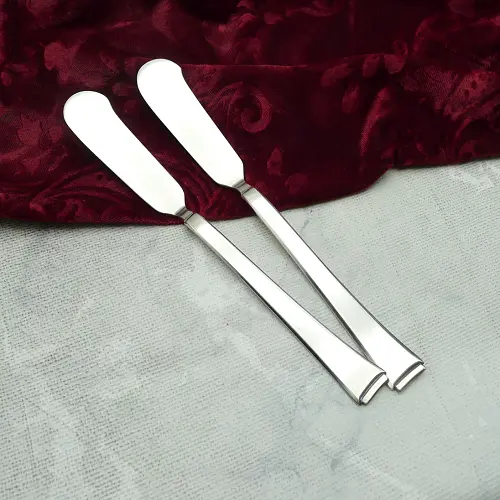 WMF 2500 Art Deco 2 Buttermesser 90 versilbert