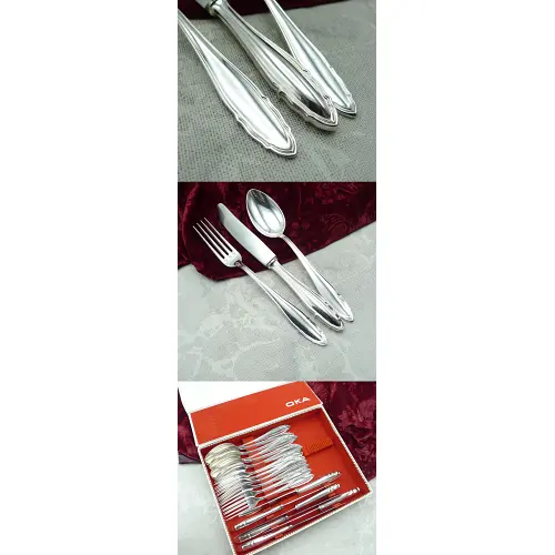 OKA 125 Tafelbesteck 6 Personen 90 versilbert