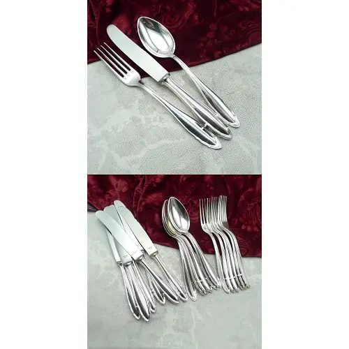 OKA 125 Menübesteck 6 Personen 90 versilbert