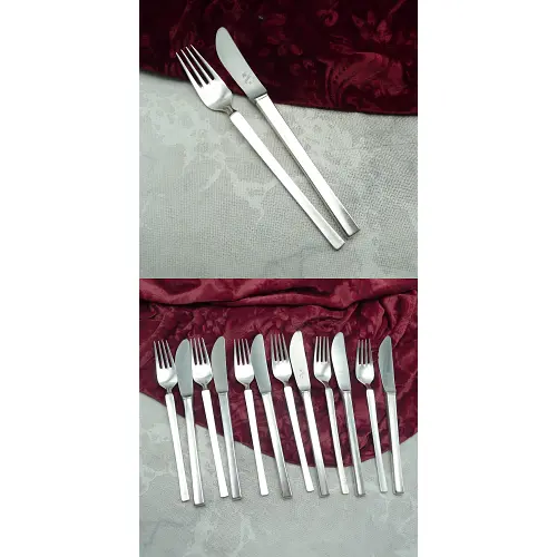 WMF New York Dessertbesteck 6 Personen 90 versilbert