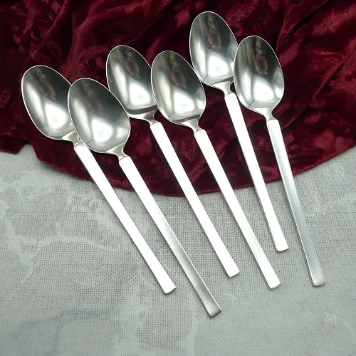 WMF New York 6 Dessertlöffel 18,9cm 90 versilbert