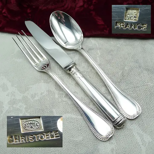 Christofle Malmaison Menübesteck 1 Person versilbert