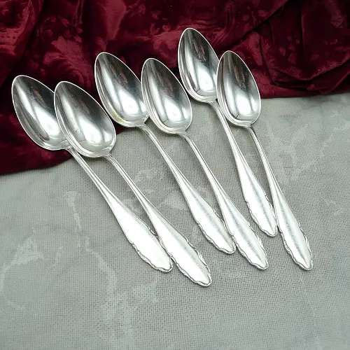 WMF 2200 6 Dessertlöffel 18,5cm 90 versilbert