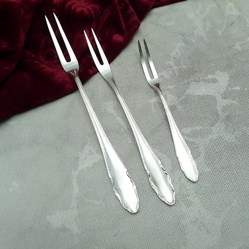 WMF 2200 3 Fleischgabeln Set 90 versilbert