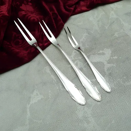 WMF 2200 3 Fleischgabeln Set 90 versilbert