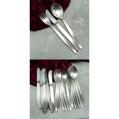 WMF Stockholm Tafelbesteck 6 Personen 90 versilbert