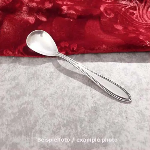 WMF 500 Perlrand Eislöffel 13cm 90 versilber WMF 500 Perlrand Eislöffel 13cm 90 versilber