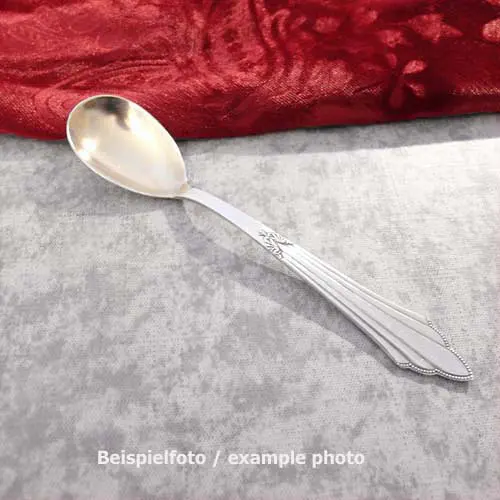 WMF 900 Fächer Eislöffel Schwalbe vergoldet 13,1cm versilbert