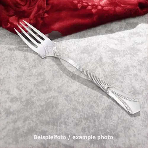 WMF 26/1000 Empire Jugendstil Fischgabel 18,4cm versilbert