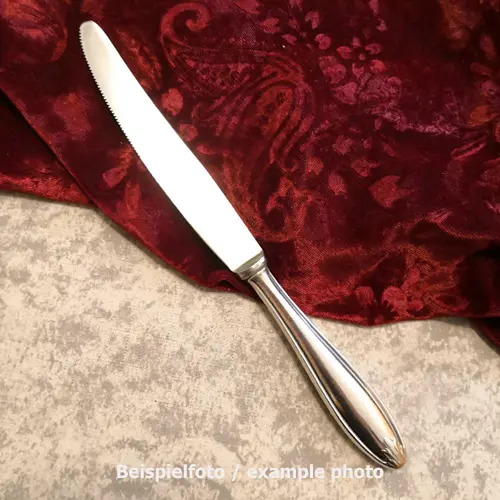 WMF 1600 Tafelmesser 24,4cm WMF Inox Welle 90 versilbert WMF 1600 Tafelmesser 24,4cm WMF Inox Welle 90 versilbert