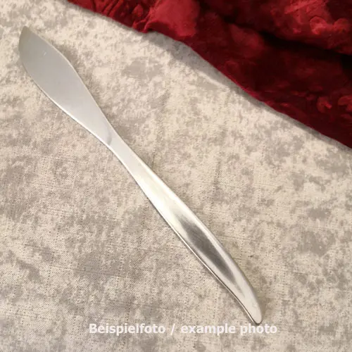 WMF Stockholm Fischmesser 19,9 cm 90 versilbert gebogen