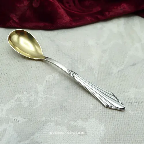 WMF 900 Fächer Eierlöffel alte Form 10,8cm 90 versilbert