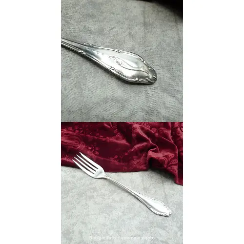 Wellner 398 Mozart Fischgabel 18,2cm plastischer Fisch 90 versilbert